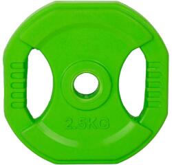 AktivSport Súlytárcsa Aktivsport 2, 5 kg zöld (LDBS-302_2,5KG) - s1sport Súlytárcsa