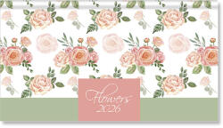 PD Period Flowers Zsebnaptár Fekvő Green 2026 (P41144571)