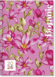 PD Period Botanic Határidőnapló A/5 Napi Pink 2026 (P41143430)