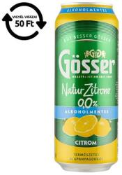 Gösser Alkoholmentes sör GÖSSER Natur-Zitrone citrom 0% 500 ml DRS (C65039) - vectraline