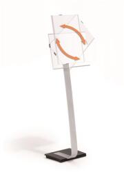 DURABLE Padlóállvány, A3, DURABLE INFO SIGN , ezüst (481323)