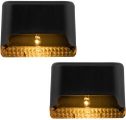 Masterled 2x Solar LED lépcsőfény dekoratív lámpa alkony érzékelő IP44 meleg (LVTSOL0512)