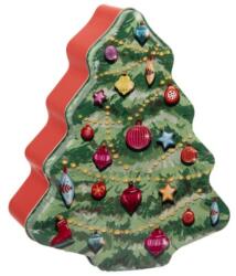 Clayre & Eef Karácsonyfa formájú fémdoboz