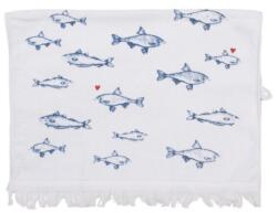 Clayre & Eef Konyhai kéztörlő - Sea and Fish