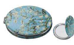 Fridolin Textilbevonatú zsebtükör 7cm - Van Gogh: Mandulavirágzás