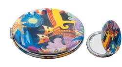 Fridolin Textilbevonatú zsebtükör 7cm - Rosina Wachtmeister: Wonderland