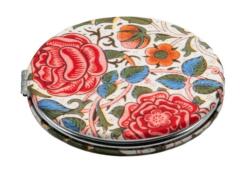 Fridolin Textilbevonatú zsebtükör 7cm - William Morris: Roses