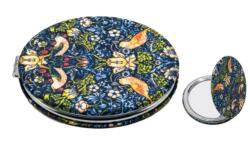 Fridolin Textilbevonatú zsebtükör 7cm - William Morris: Strawberry Thief