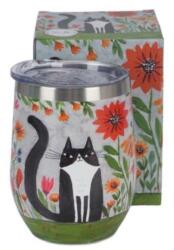 Duo Gift Rozsdamentes acél hőtartó pohár 330ml, Meadow