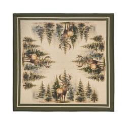 Nuvole di Stoffa Asztalterítő 90x90cm Bosco incantato, szarvas