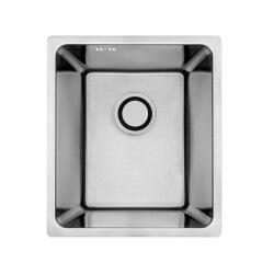 Laveo ADEN egymedencés mosogató, szálcsiszolt inox (SLA_010A)