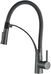 Laveo OLOR rugalmas tömlős zuhanyváltós grafit csaptelep