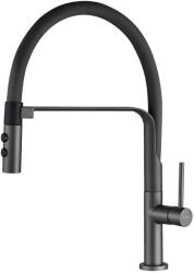 Laveo SILUETTO rugalmas tömlős zuhanyváltós grafit csaptelep