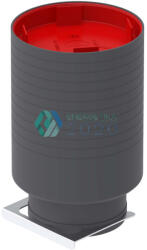 Zehnder - TVA-P 90 levegőnyílás ház, front kialakítású Csatlakozási hossz = 160 mm (990326136)