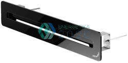 Zehnder - ComfoGrid Linea 400 résfúvóka, fekete üveg (990321790)