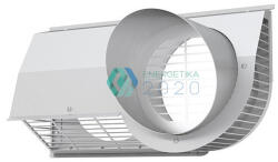 Zehnder - Kombi külső rács DN 125 Bal fehér (990430598)