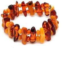 R. M. ékszer Borostyán dupla soros vegyes karkötő 22-25mm (023648)