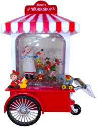  Candy Shop karácsonyi hógömb LED-del és zenével - 17×9×28 cm (1243799)