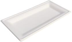  Cukornádtányér 26x13cm téglalap alakú biológiailag lebomló (SZID-02166)