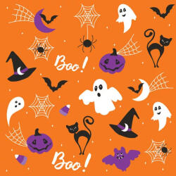  Halloween Graphics on Orange szalvéta 20 db-os 33x33 cm (PKK056954)