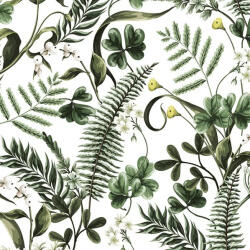  Virág Ferns & Green Leaves szalvéta 20 db-os 33x33 cm (PKK057296) - oliviashop