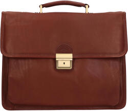Katana Férfi bőr aktatáska Katana Venet - konyak