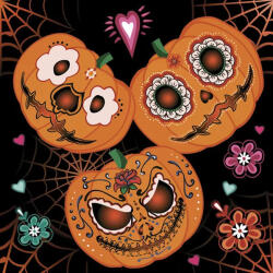  Halloween Mexican Pumpkins szalvéta 20 db-os 33x33 cm (PKK043978) - oliviashop
