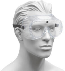 ROCK SAFETY Gumipántos védőszemüveg szellőző nyílásokkal (SE1120)