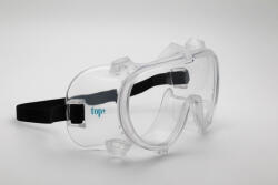 TOP Védőszemüveg saválló állítható gumipánt TOP FLY (SC-423), víztiszta