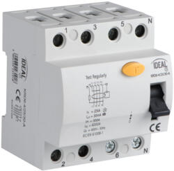 Kanlux KRD6 áram-védőkapcsoló (RCD, FI-relé), 4P, A, 230/400V (23193)