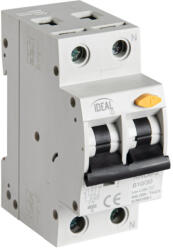 Kanlux KRO6-2 áramvédős kismegszakítók (RCBO, kombinált FI-relé), 2P, B, AC, 230V (23213)