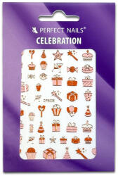 Perfect Nails Körömmatrica - Celebration (PNDM104)
