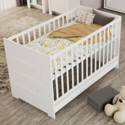 TODI White Bunny 70×140 cm-es átalakítható babaágy