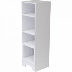 TODI Bianco Keskeny nyitott polcos gyerekszoba szekrény