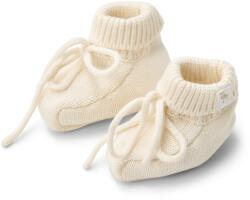 Little Dutch Botosei din bumbac organic - Off White - Newborn Naturals - Little Dutch