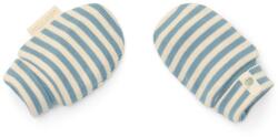 Little Dutch Manusi din bumbac organic pentru bebelusi - Blue Stripe - Forest Friends - Little Dutch