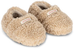 Konges Sløjd Papuci de casa din material teddy GLOBE - CREAM OFF WHITE - Konges Sløjd