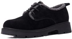 KARISMA Pantofi dama din piele intoarsa, Karisma J8J870012A 01-I, negru