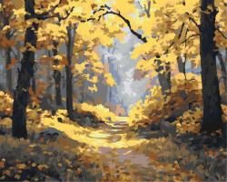 Alkotásutca Őszi ragyogás - Számfestő készlet kereten 40x50