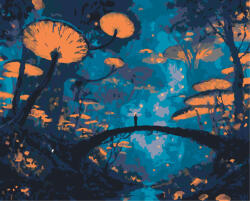 Alkotásutca Másik világ - Számfestő készlet kereten 40x50