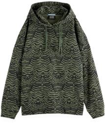Scotch & Soda Futer All Over Printed Hoodie U9E00875T 364 ikat feather thyme (U9E00875T-364 ikat feather thyme)