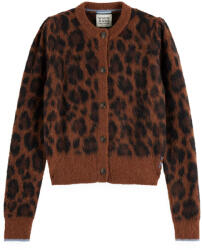 Scotch & Soda Jachetă Fuzzy Jacquard U9B01043T 297 peace leopard (U9B01043T-297 peace leopard)