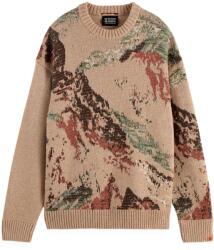 Scotch & Soda Pulover Mountain Loose Fit 181641 210 mountain tannin aop (181641 210 mountain tannin aop)