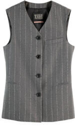 Scotch & Soda Sacou Waistcoat Back Detail U9E01002T 021 charcoal melange