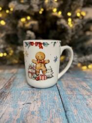 Kerámia karácsonyi bögre mézi 500ml