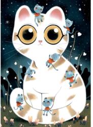 DJECO Varázs puzzle - Macskusz, 50 db-os - Cuddly cats (DJ07021) - molkakids