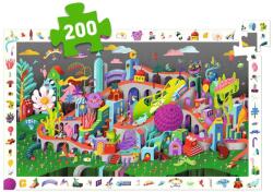 DJECO Megfigyeltető puzzle - Őrült város, 200 db-os - Crazy Town (DJ07462)