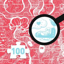 DJECO Varázs puzzle - Elvarázsolt fa, 100 db-os - The enchanted tree (DJ07030)