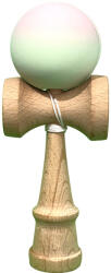 Flippy Kendama X Originala, Profesionala, Flippy, din Lemn, Rubber Grip, 18 cm, Roz Verde (teo-162397)
