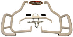 RDMOTO Kit protecții motor RDmoto - Suzuki DR800 Big 1991-1999 (crash bar + crash pads) - White (CF31W)